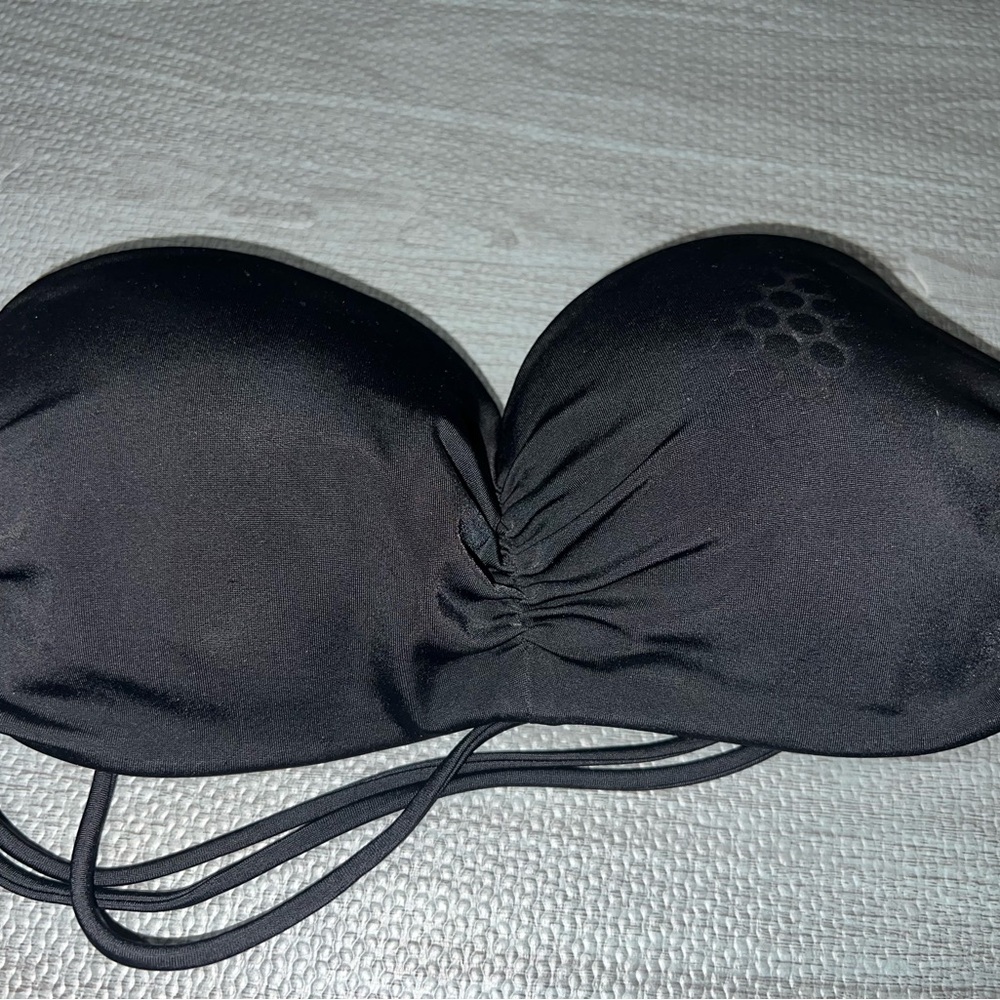 Victoria’s Secret Black Strapless Women's Bathing Suit